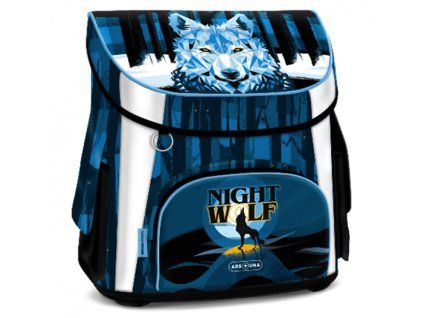 Školní aktovka Ars Una Night Wolf Magnetic