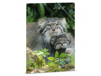 Ars Una Složka na sešity Serenity Nature Manul A4