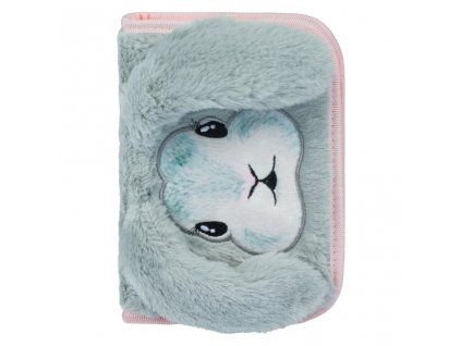 Baagl školní penál Bunny – jednopatrový, 2 chlopně, prázdný