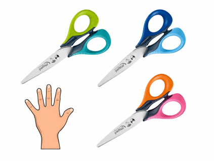Nůžky Maped Sensoft pro leváky 13 cm – mix barev
