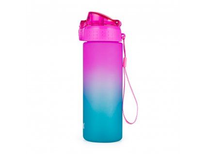 Láhev na pití Oxybag OXY CLICK 600 ml Ombre Blue-Pink