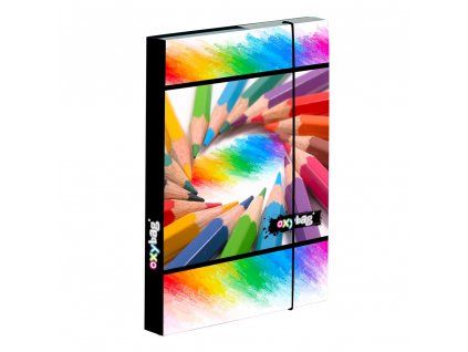 Oxybag box na sešity A4 – Pastelky
