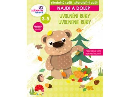 Stíratelný sešit se samolepkami - Uvolnění ruky