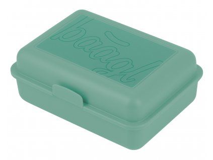Box na svačinu Baagl – zelený s přepážkou