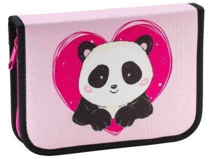 Školní penál Stil Panda Love jednopatrový