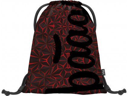 Školní sáček Baagl Red Polygon