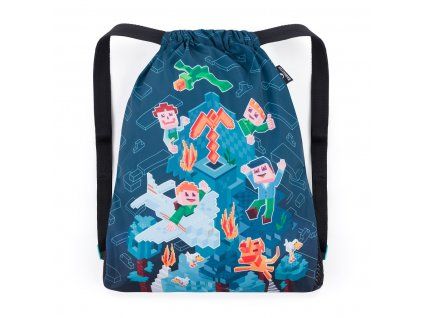 Školní sáček na přezůvky Bagmaster LUMI 24 E