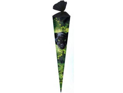 Kornout do školy 70 cm – panter (kulatý, uzávěr tyl)