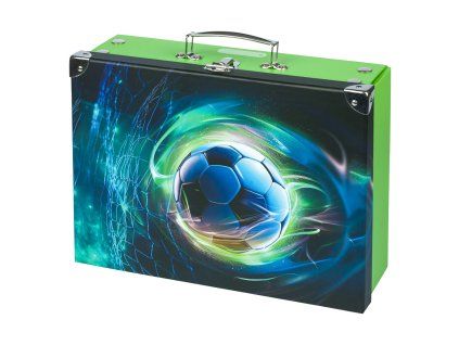 Baagl skládací školní kufřík Fotbal míč
