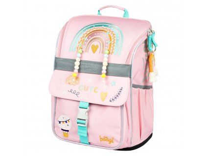 Baagl školní aktovka Zippy Duha růžová (18 l)