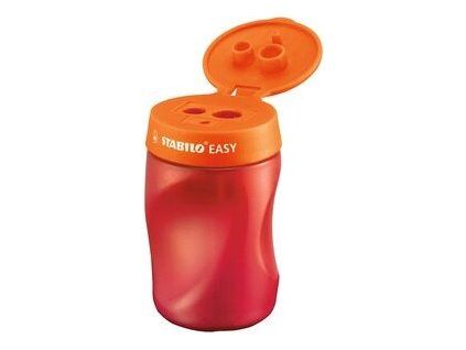 Ořezávátko STABILO EASYsharpener pro praváky – oranžové, 3 otvory 1