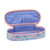 Školní pouzdro Ars Una Pearl Blossom Blue oválné 1