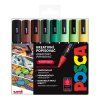 POSCA sada popisovačů PC-5M EARTH – 8 ks, střední hrot 1,8–2,5 mm