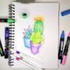 POSCA sada popisovačů PC-5M OCEAN – 8 ks, střední hrot 1,8–2,5 mm 1