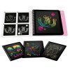 Miss Melody Magic Scratch – škrabací sešit 15 × 13,5 cm 3