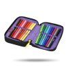 CoolPack penál Jumper Stitch Black – dvoupatrový organizér 2