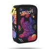 CoolPack penál Jumper Stitch Black – dvoupatrový organizér
