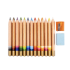 Pastelky KOH-I-NOOR MAGIC 12+1 – trojhranné, přírodní dřevo (s blenderem) 1