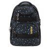 Školní batoh Belmil Wave Infinity Black & Yellow Dots 1
