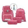 Školní aktovka Step by Step BASIS Pink Bubbles – 4dílný set 4