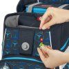 Školní aktovka Step by Step SPACE SHINE Shark Dexter – 5dílný set, AGR certifikát 12