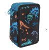 Třípatrový školní penál CoolPack Jumper Fossil – vybavený
