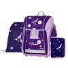 Školní aktovka pro prvňáčky Oxybag PREMIUM LIGHT Flowers – školní set 3 ks