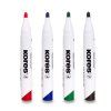 Popisovače na tabuli Kores Whiteboard set 4 barvy + magnetická houbička 1