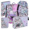 Školní set pro prvňáčky Oxybag PREMIUM Funny Girl – velký set 5 dílů