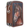 Školní penál Miss Melody Luxury Horse třípatrový s výbavou 2