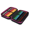 Školní penál CoolPack Jumper 3 zipy Kapybara Music – vybavený 2
