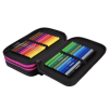 Školní penál CoolPack Jumper 3 zipy Kapybara Music – vybavený 3
