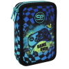 Školní penál 2 zipy CoolPack Jumper Gamer Chess vybavený