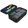 Školní třípatrový penál CoolPack Jumper Dinopark – vybavený 1