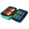 Školní třípatrový penál CoolPack Jumper Tropic – vybavený 3