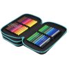 Školní třípatrový penál CoolPack Jumper Gamer Chess – vybavený 2