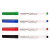 Stíratelné fixy na whiteboard – sada 4 barev, kulatý hrot 2 mm 1