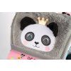 Školní aktovka v setu pro prvňáčky Baagl Zippy Panda – aktovka, penál, sáček-plyšový obrázek