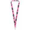 privesek na klice dlouhy lanyard ruzovy 9