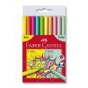 Dětské fixy Faber-Castell Grip Neon a Pastel – 10 barev