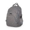 Studentský batoh OXY SCOOLER Grey Geometric pro školáky od 3. třídy 2