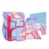 skolni batoh 4 dilny set vision white cat