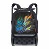 Školní a cestovní batoh na kolečkách Nikidom Roller UP Wild Fire (19 l), Černý