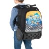 Školní a cestovní batoh na kolečkách Nikidom Roller UP Safari (19 l), Černý