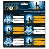 Jmenovky na sešity Ars Una Night Wolf – 18 ks